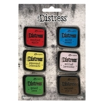Set 5 - Tim Holtz Distress Enamel Collector Pins