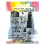 Lighthouse Stencil-n-Stamp - Waffle Flower