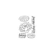 Hero Florals Lotus 3x4 Clear Stamps - Hero Arts