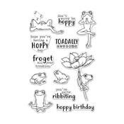Hoppy Day 4x6 Clear Stamps - Hero Arts