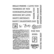 Sending Love Mail 4x6 Clear Stamps - Hero Arts
