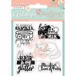 Cat & Labels Stamps - Circle Of Love - Stamperia