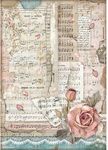 Roses & Music Rice Paper - Passion - Stamperia