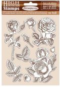 Rose Rubber Stamps - Passion - Stamperia