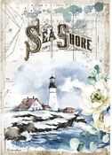 Seashore Rice Paper - Romantic Sea Dream - Stamperia