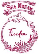 Freedom Stencil - Romantic Sea Dream - Stamperia