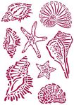 Shells Stencil - Romantic Sea Dream - Stamperia