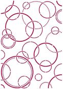 Bubbles Stencil - Romantic Threads - Stamperia