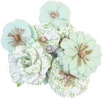 Minty Water Flowers - Watercolor Floral - Prima