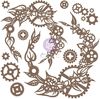 Steampunk Wreath Chipboard - Finnabair - Prima