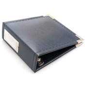 Navy 4x4 Classic Leather Album - We R Memory Keepers