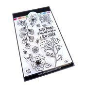 Best Things in Life Floral Stamp Set - For Your Crew - Catherine Pooler