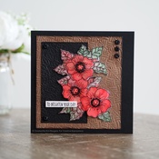 Singles Scented Blooms - Woodware Clear Stamps 4"X6"