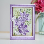 Singles Garden Spray - Woodware Clear Stamps 4"X6"