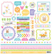 Hippity Hoppity This & That Sticker Sheet - Doodlebug