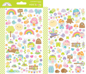 Fairy Garden Mini Icons Stickers - Doodlebug