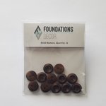 Small Brown Buttons - Foundations Decor