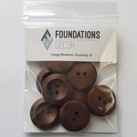 Large Brown Buttons - Foundations Decor