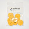 Large Yellow Buttons - Foundations Decor