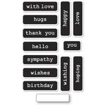 Big & Little Reverse Words Clear Stamps - Memory Box
