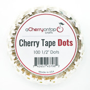 1/2 Inch Cherry Tape Dots - ACOT Double-Sided Adhesive Tape