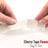 1/4 Inch Foam Cherry Tape - ACOT Double-Sided Adhesive Tape