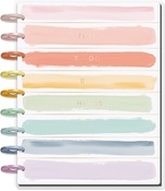 Painterly Pastels Classic Dated Colorblock Layout - The Happy Planner