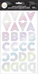 Art Deco Rainbow Alphabet Large Icons Stickers - The Happy Planner