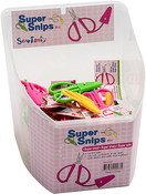 Pink, Green & Yellow - Tacony Super Shears Mini Scissors 36pc Display