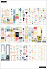 Disney © Colorblock Mickey Minnie 30 Sheet Sticker Pad - The Happy Planner