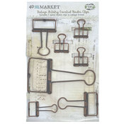 Antique Bronze Binder Clips - Vintage Artistry Essentials - 49 And Market