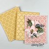 Quatrefoil A2 Cover Plate - Top Honey Cuts - Honey Bee Stamps