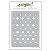 Quatrefoil A2 Cover Plate - Base Honey Cuts - Honey Bee Stamps