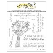 Spring Joy Bouquet 6x6 Stamp Set - Honey Bee Stamps