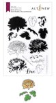 Build-A-Flower: Semi-Double Chrysanthemum Layering Stamp & Die Set - Altenew