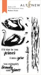 Modern Swans Stamp Set - Altenew