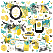 Simple Vintage Lemon Twist Banner Sticker - Simple Stories