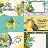4x6 Elements Paper - Simple Vintage Lemon Twist - Simple Stories