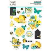 Simple Vintage Lemon Twist Sticker Book - Simple Stories