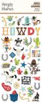 Howdy! Puffy Stickers - Simple Stories