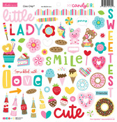 My Candy Girl Chipboard Icons - Bella Blvd