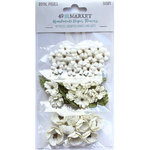 Ivory Paper Flowers - Royal Posies - 49 And Market