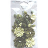 Olive Paper Flowers - Royal Spray - 49 And Market