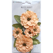 Mango Paper Flowers - Majestic Bouquet - 49 And Market