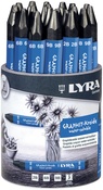 Assorted 2B, 6B, 9B - Lyra Graphite Water-Soluble Crayons 24/Pkg