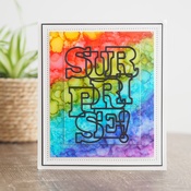 Big Bold Words- Surprise - Creative Expressions Craft Die And Stamp Set By Sue Wilson