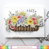 Jumbo Flower Pot Stamp Set - Waffle Flower Crafts