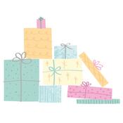 Gift Wrap Clear Stamps - Sizzix - PRE ORDER