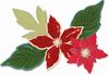 Seasonal Flowers Thinlits Dies & Stamps - Sizzix