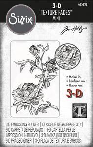 Mini Roses 3-D Embossing Folder by Tim Holtz